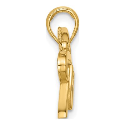 14K Yellow Gold MOM Pendant – view 2