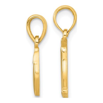 14K Yellow Gold Banana Apple Set Pendant – view 4