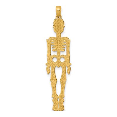 14K Yellow Gold Skeleton Pendant – view 4
