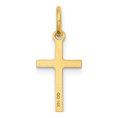 14K Yellow Gold Cross Pendant – view 4