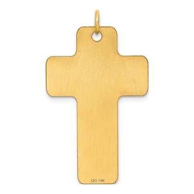 14K Yellow Gold Cross Pendant – view 4
