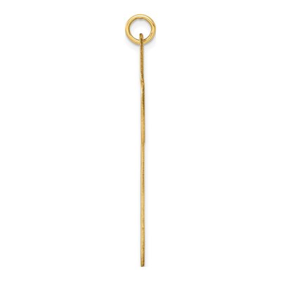 14K Yellow Gold Large Cross Charm – view 3