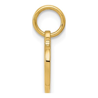 14K Yellow Gold Cut-Out Heart Pendant – view 3