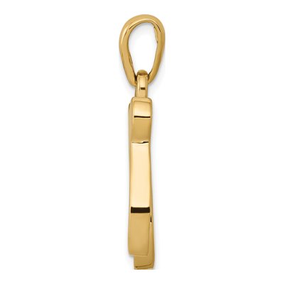 14K Yellow Gold Chai Pendant – view 3