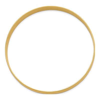 14K Yellow Gold Slip-On Bangle Bracelet – view 3