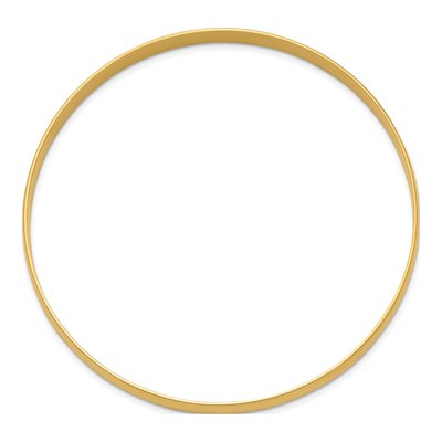 14K Yellow Gold Slip-On Bangle Bracelet – view 3