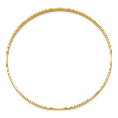 14K Yellow Gold Slip-On Bangle Bracelet – view 3
