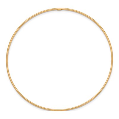 14K Yellow Gold Slip-On Bangle Bracelet – view 3