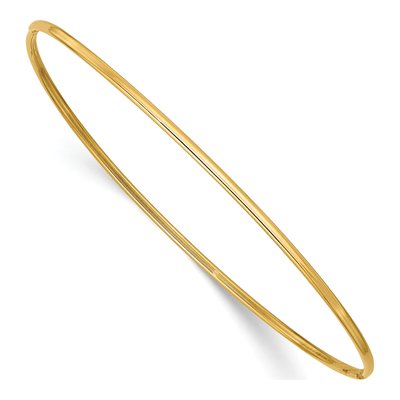 14K Yellow Gold Slip-On Bangle Bracelet