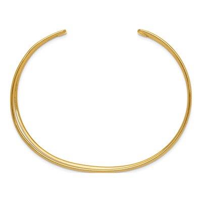 14K Yellow Gold Cuff Bracelet – view 3