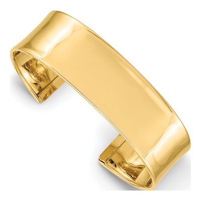 14K Yellow Gold Cuff Bracelet