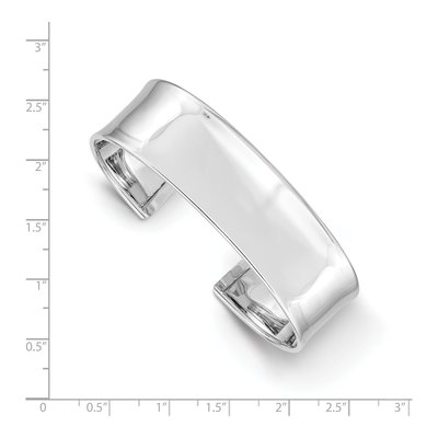 14K White Gold Cuff Bracelet – view 4