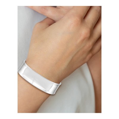 14K White Gold Cuff Bracelet – view 5
