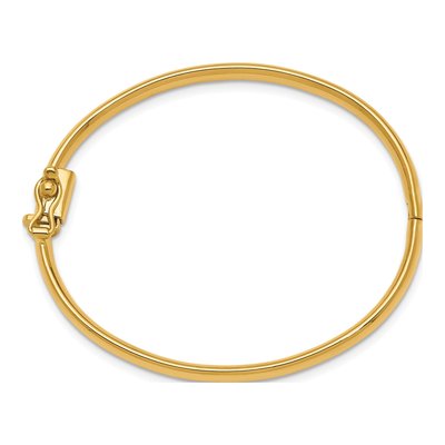 14K Yellow Gold Baby Bangle Bracelet – view 3