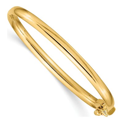 14K Yellow Gold Baby Bangle Bracelet