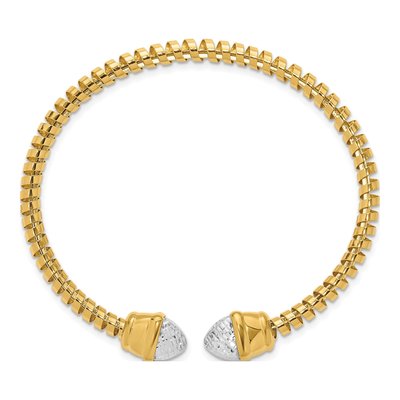 14K Yellow Gold Cuff Bracelet – view 3