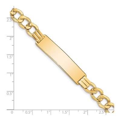 14K Yellow Gold ID Bracelet – view 5