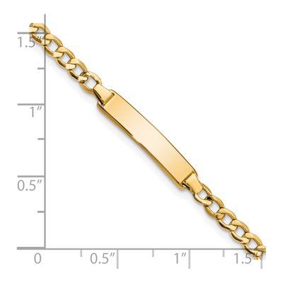 14K Yellow Gold Baby ID Bracelet – view 4