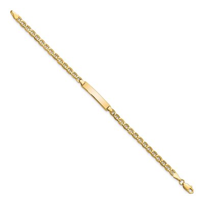 14K Yellow Gold Baby ID Bracelet – view 3