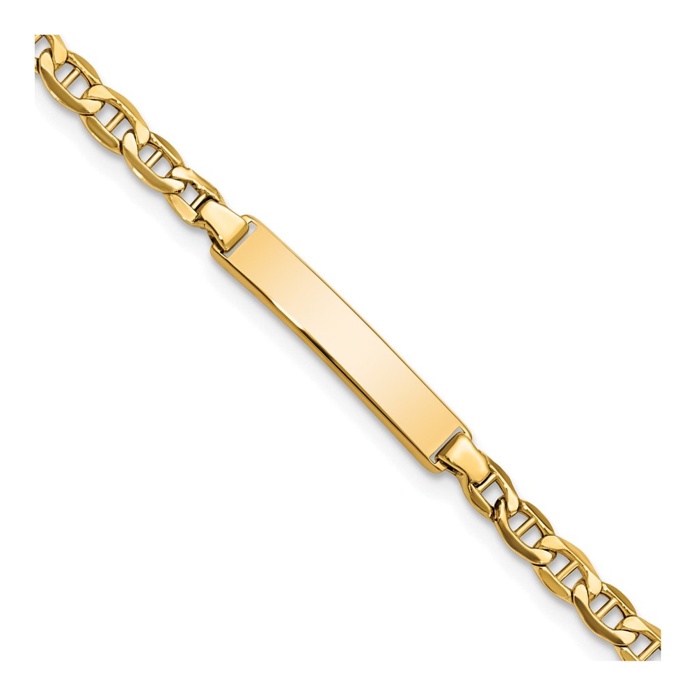 14K Yellow Gold Baby ID Bracelet