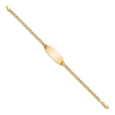 14K Yellow Gold ID Bracelet – view 2