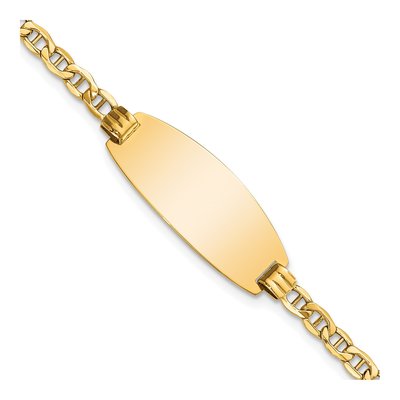 14K Yellow Gold ID Bracelet