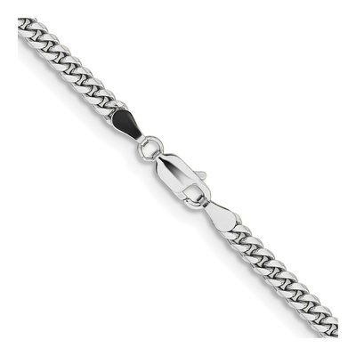 14K White Gold 3.5mm Miami Cuban Chain – view 3