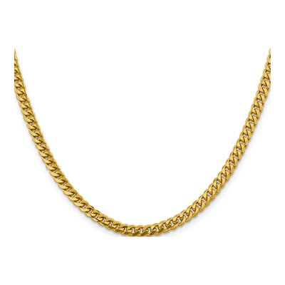 14K Yellow Gold 4.25mm Miami Cuban Chain – view 2