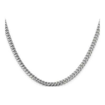14K White Gold 4.25mm Miami Cuban Chain – view 2