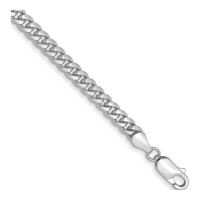 14K White Gold 4.25mm Miami Cuban Chain Bracelet