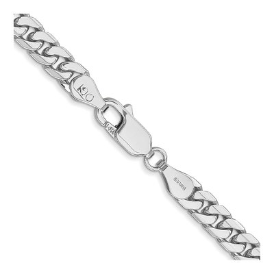14K White Gold 4.3mm Miami Cuban Chain – view 3