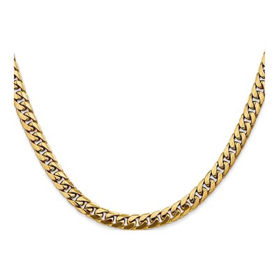 14K Yellow Gold 5mm Miami Cuban Chain – view 2