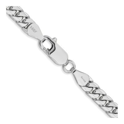 14K White Gold 5mm Miami Cuban Chain – view 3
