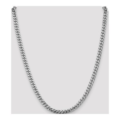 14K White Gold 5mm Miami Cuban Chain – view 4