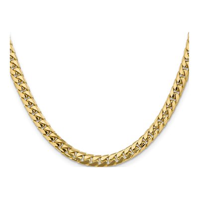 14K Yellow Gold 5.5mm Miami Cuban Chain – view 2