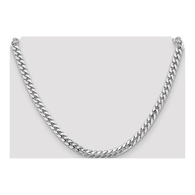 14K White Gold 5.5mm Miami Cuban Chain – view 4
