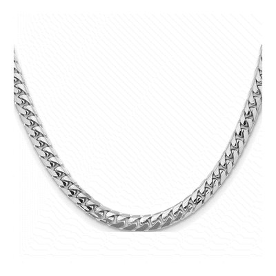 14K White Gold 5.5mm Miami Cuban Chain – view 3