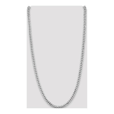 14K White Gold 5.5mm Miami Cuban Chain – view 4