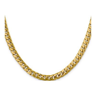 14K Yellow Gold 6.25mm Miami Cuban Chain – view 2