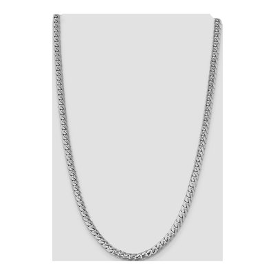 14K White Gold 6.25mm Miami Cuban Chain – view 4