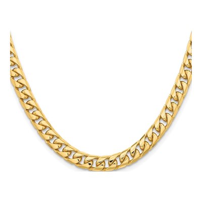 14K Yellow Gold 6.75mm Miami Cuban Chain – view 2