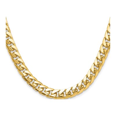 14K Yellow Gold 8mm Miami Cuban Chain – view 2