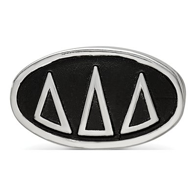 Delta Delta Delta Sterling Silver Tri Bead – view 4