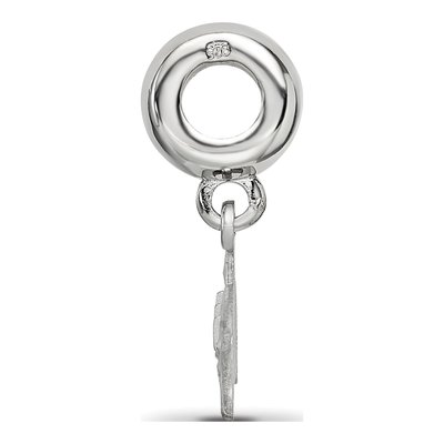 Delta Delta Delta Sterling Silver Dolphin Bead – view 3