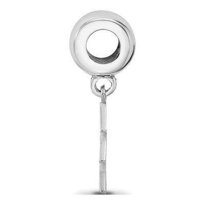 Delta Delta Delta Sterling Silver Tri Letter Bead – view 3