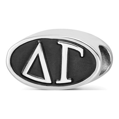 Delta Gamma Sterling Silver LogoArt Bead