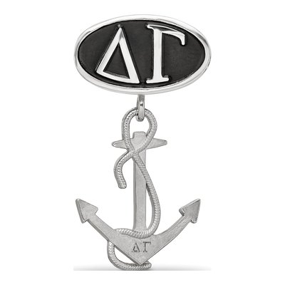 Delta Gamma Sterling Silver Sorority Dangle Bead – view 4