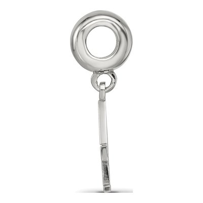 Delta Gamma Sterling Silver Vertical Letter Bead – view 3