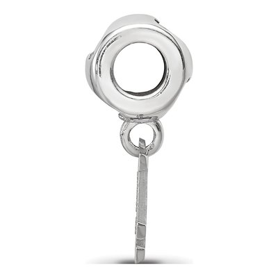 Los Angeles Dodgers Sterling Silver LA Heart Bead – view 3