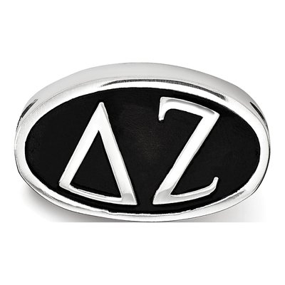 Delta Zeta Sterling Silver Enameled Bead – view 3